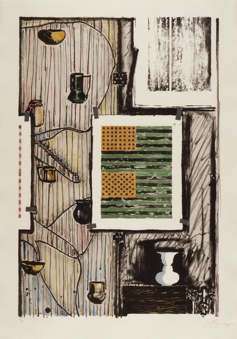Ventriloquist II, Keith Brintzenhofe, Jasper Johns, Universal Limited Art Editions