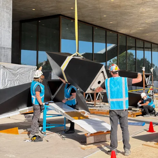 Up in “Smoke”: Installing Tony Smith’s Monumental Sculpture at the David Geffen Galleries