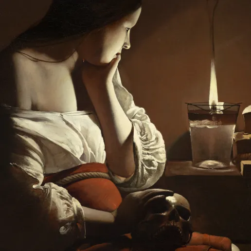 50 Works 50 Weeks: Georges de la Tour’s “The Magdalen with the Smoking Flame”