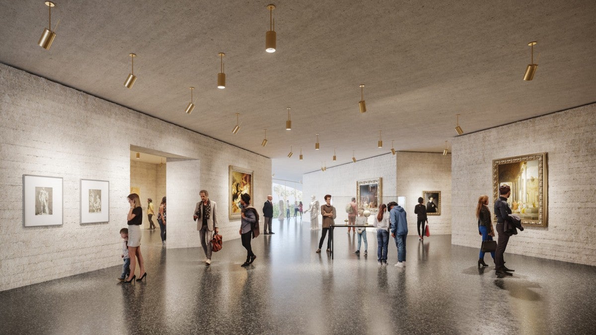 Interior view of a central gallery, Atelier Peter Zumthor & Partner/The Boundary