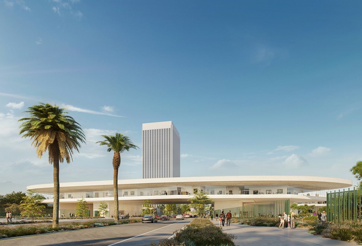 View west down Wilshire Boulevard, Atelier Peter Zumthor & Partner/The Boundary
