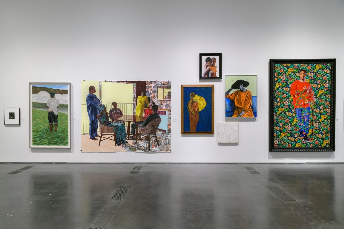 Installation photograph, Black American Portraits, Los Angeles County Museum of Art