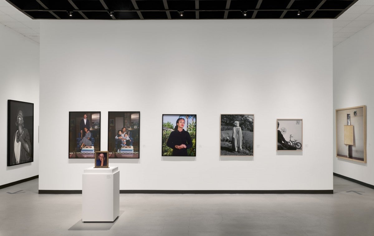 Installation photograph, Family Album: Dannielle Bowman, Janna Ireland and Contemporary Works from LACMA