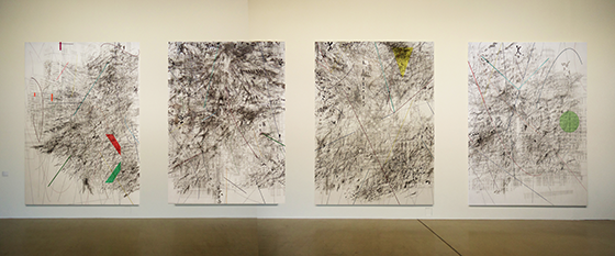 Mogamma (A Painting in Four Parts), 2012