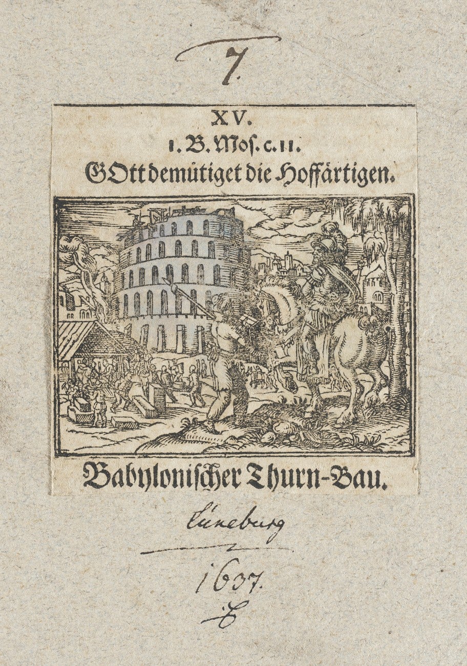 The Tower of Babel Germany, c. 1637