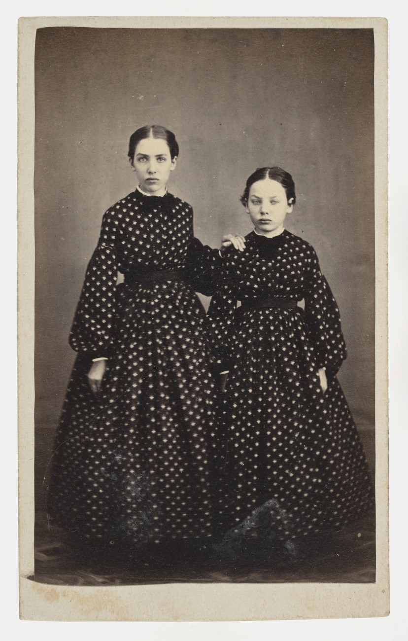Two girls, 1864