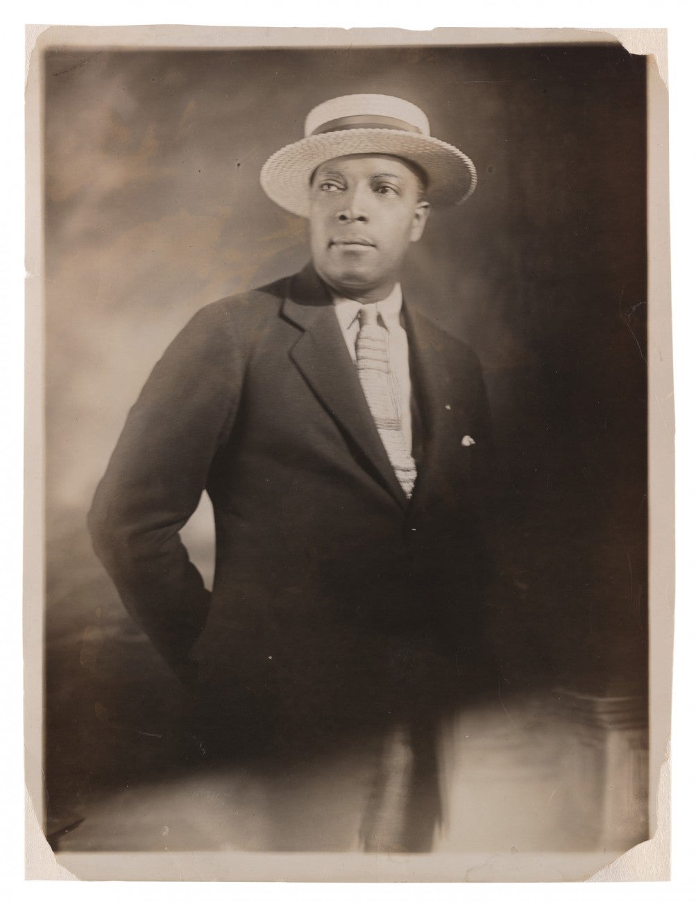 Self-Portrait in Boater Hat, c. 1925