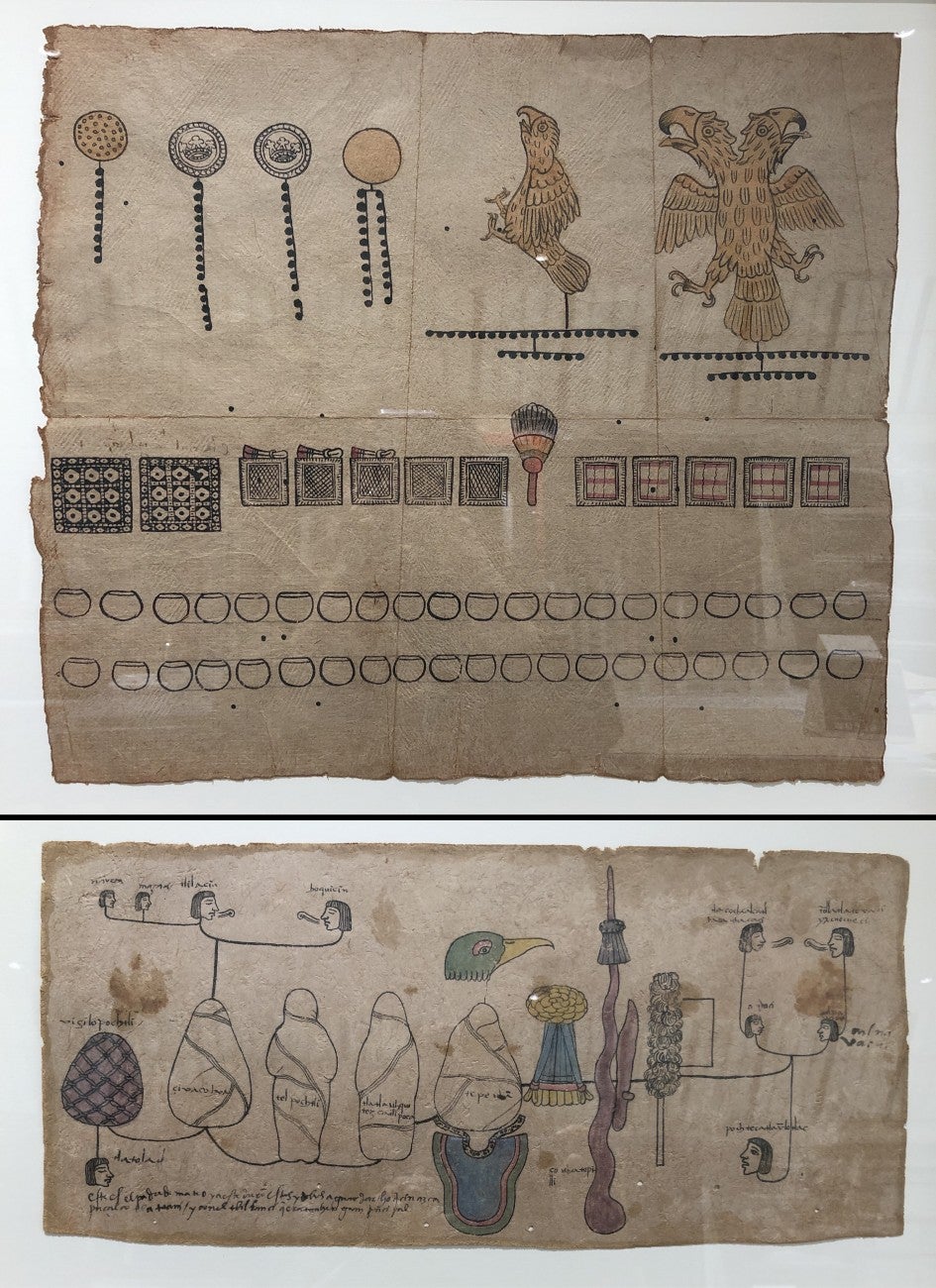 Idols from the Temple of Huitzilopochtli, 1539 (2021 copy), Jewels of Martín Océlotl, 1536–40 (2021 copy)