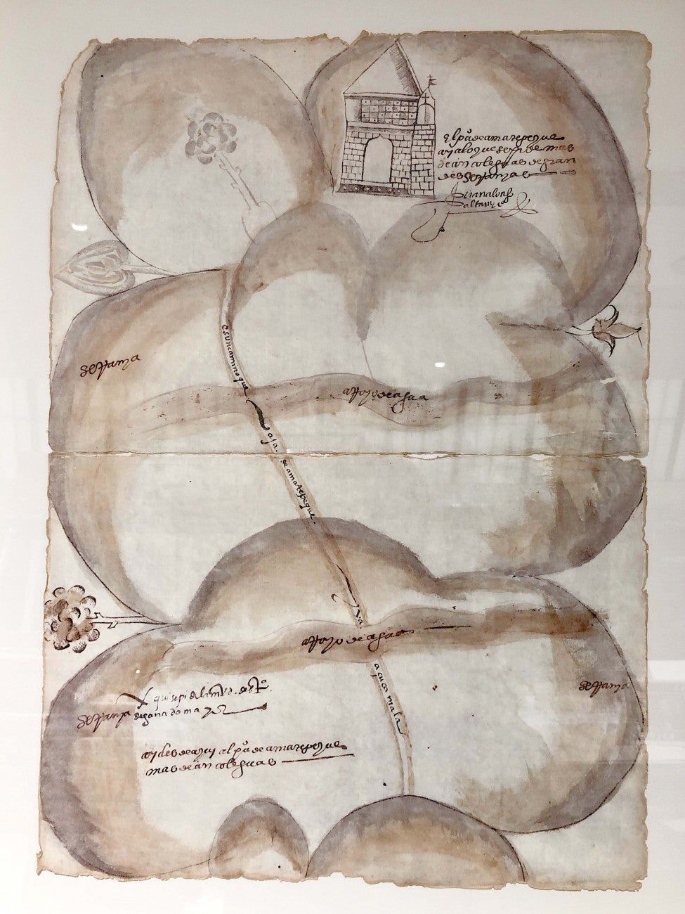 Map of Amatepeque, Mexico State, 1580 (2021 copy)